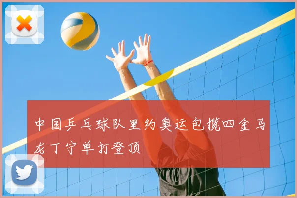 中国乒乓球队里约奥运包揽四金马龙丁宁单打登顶