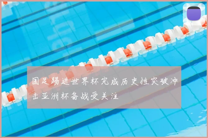 国足踢进世界杯完成历史性突破冲击亚洲杯备战受关注