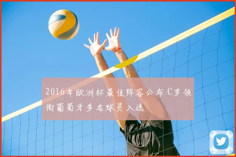 2016年欧洲杯最佳阵容公布 C罗领衔葡萄牙多名球员入选